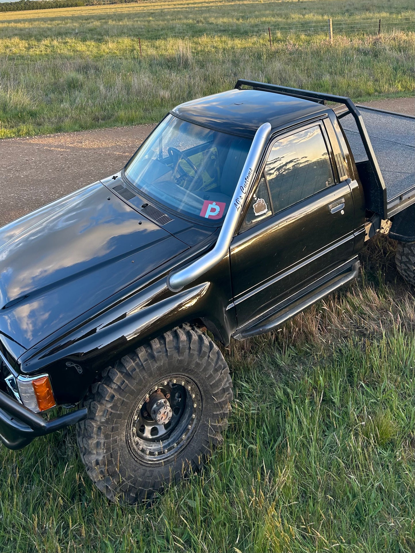 LN/YN65 TOYOTA HILUX STAINLESS SNORKEL SHORT ENTRY